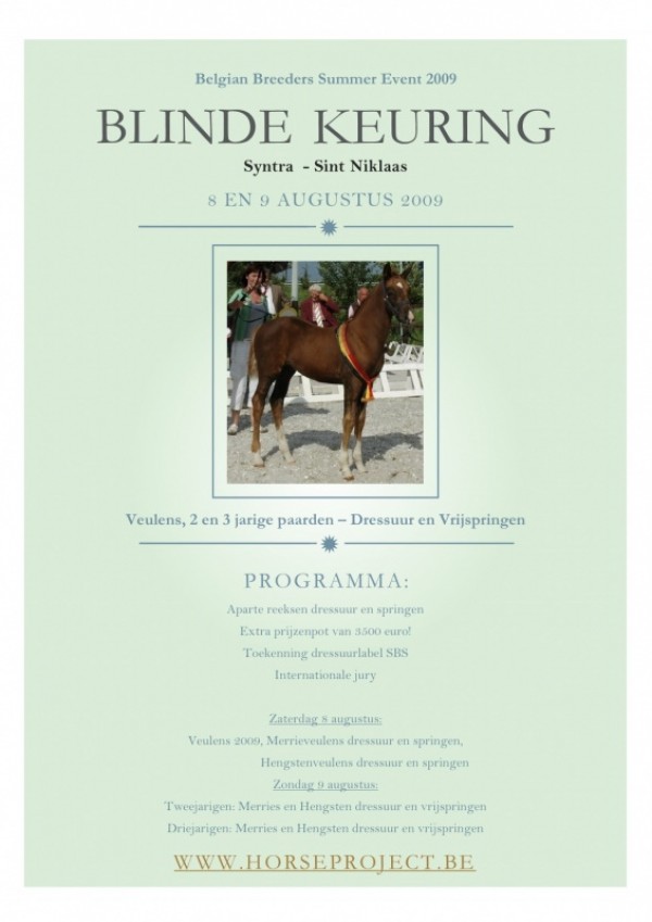 Nieuwe Website Blinde keuring online