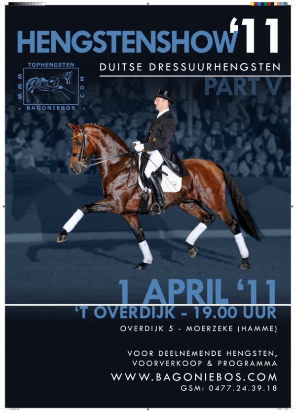 Kaartenverkoop Hengstenshow 1 april van start!